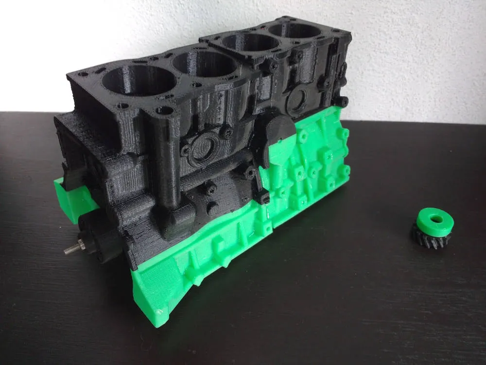 Motor impreso en 3D