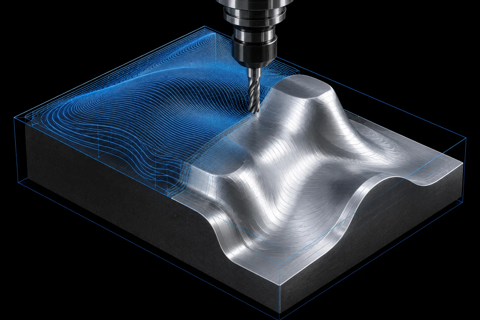 Toolpath de RhinoCAM